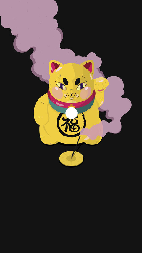 Q版招财猫 preview