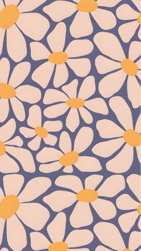 Purple Flat Flowers preview