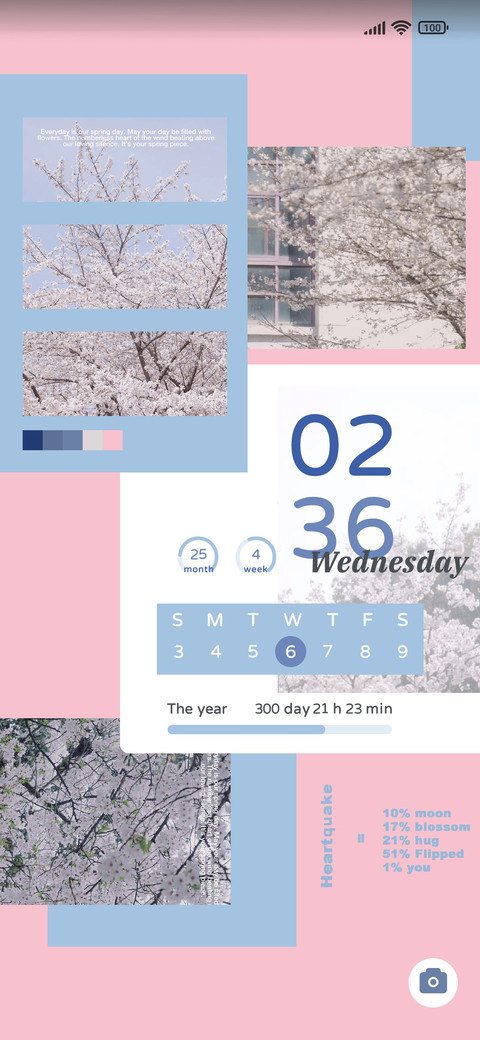 Spring postcard preview