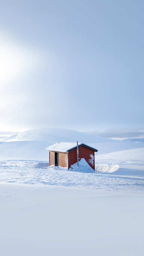 Knallen waffel hut at the top of Bruksvallarna Sweden preview