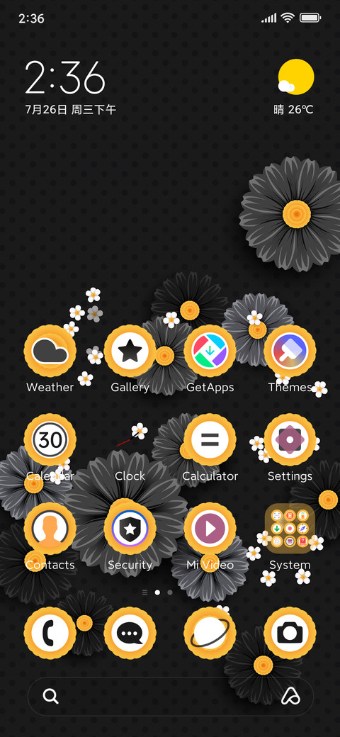 Black Flowers Gift preview