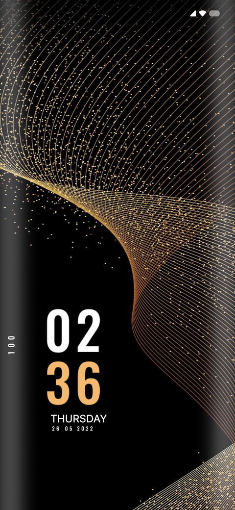 Gold Lines miui theme