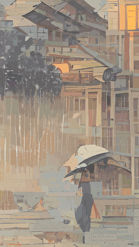 街景插画-拍信图库 preview