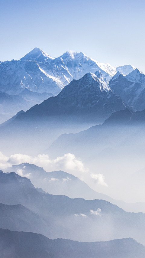 Mountain in Morning Fog preview
