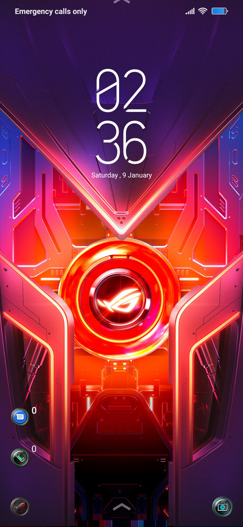 Rog Phone Game Ui preview