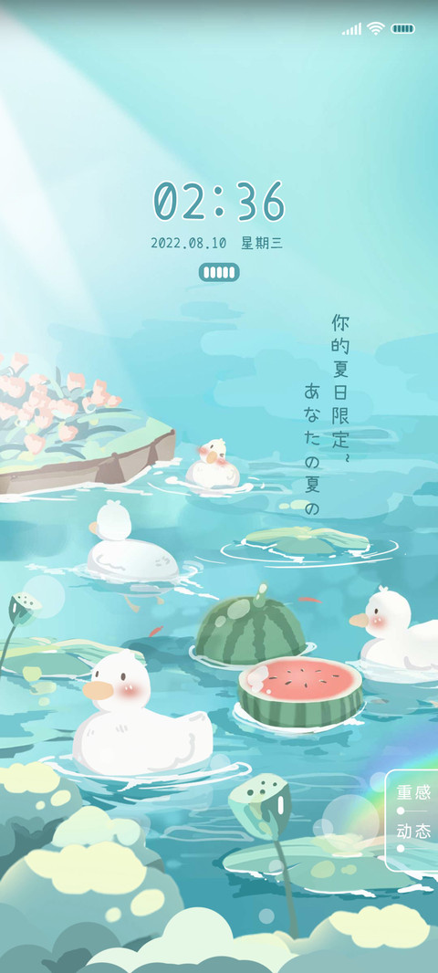 夏日限定鸭鸭小组件 preview