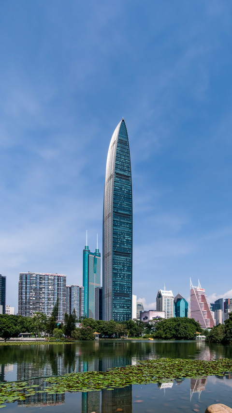Shenzhen litchi park is the city ceiling preview