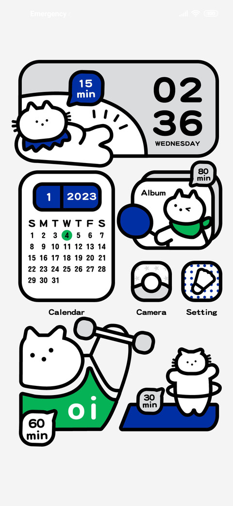 Fitness cat preview