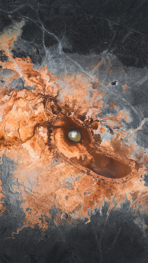 Aerial Photography of A Dry Lake preview