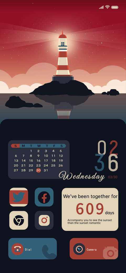 Retro Lighthouse preview