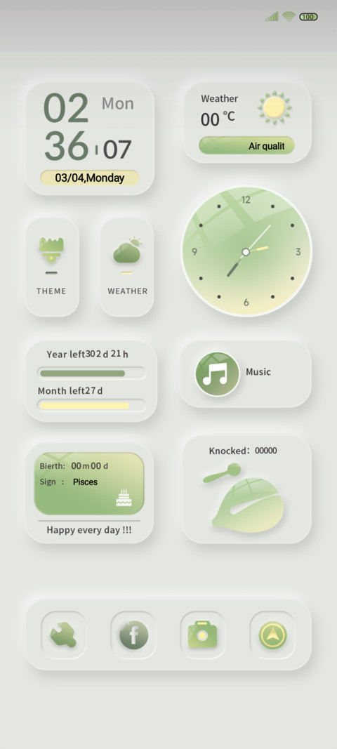Cream green preview