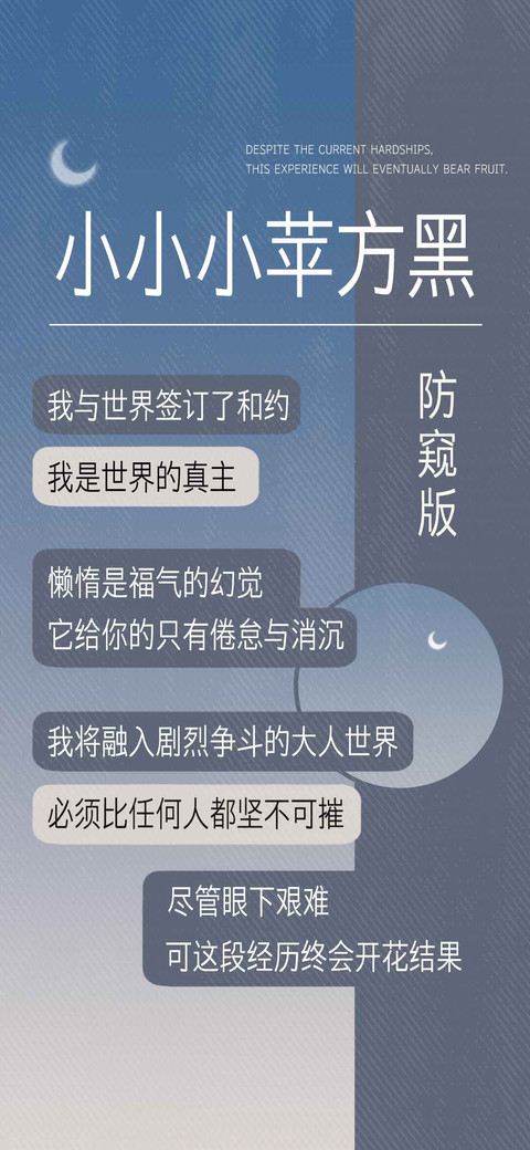 防窥版小小小苹方黑 preview