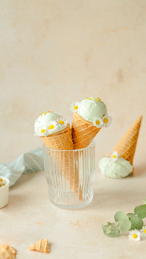 Vegan Pistachio Ice Cream Made with Real Pistachios preview