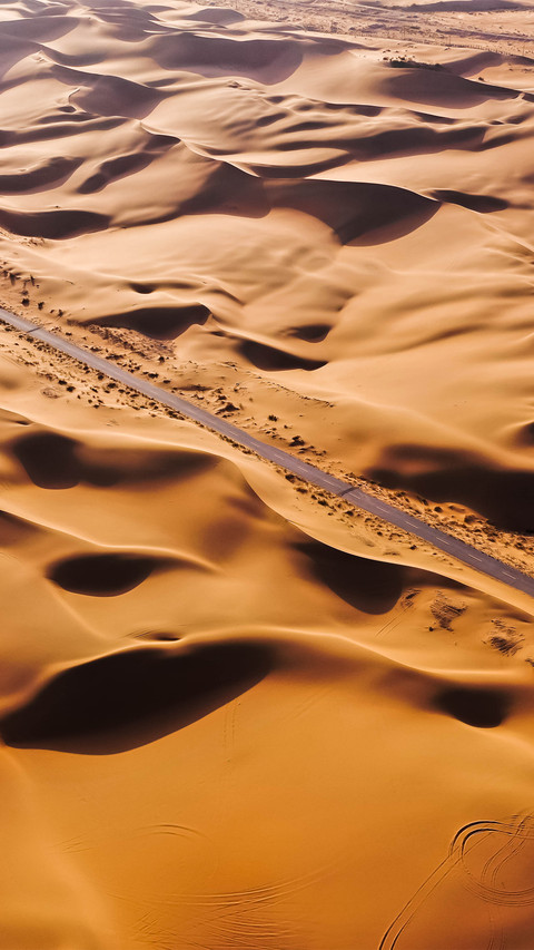 The desert captured by a drone preview