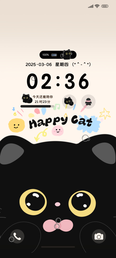 开心煤球猫咪 preview