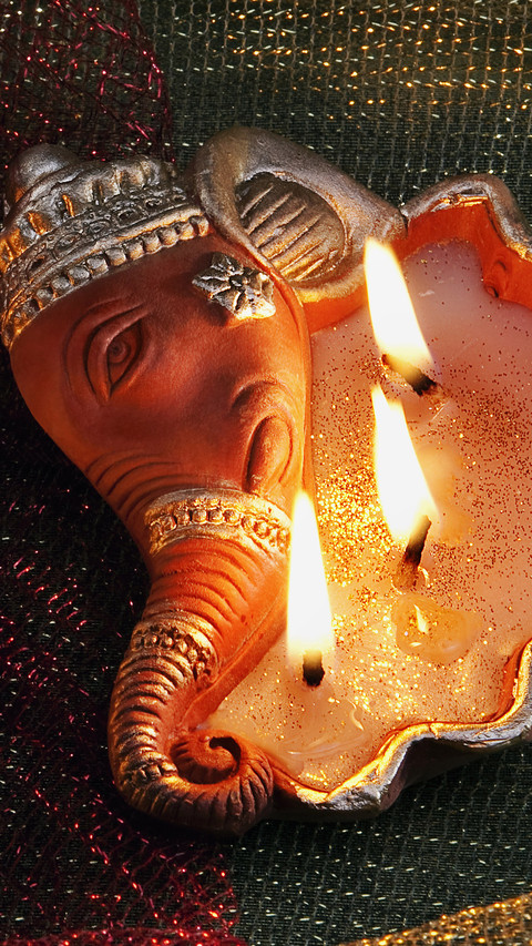 India-Decorative diya preview