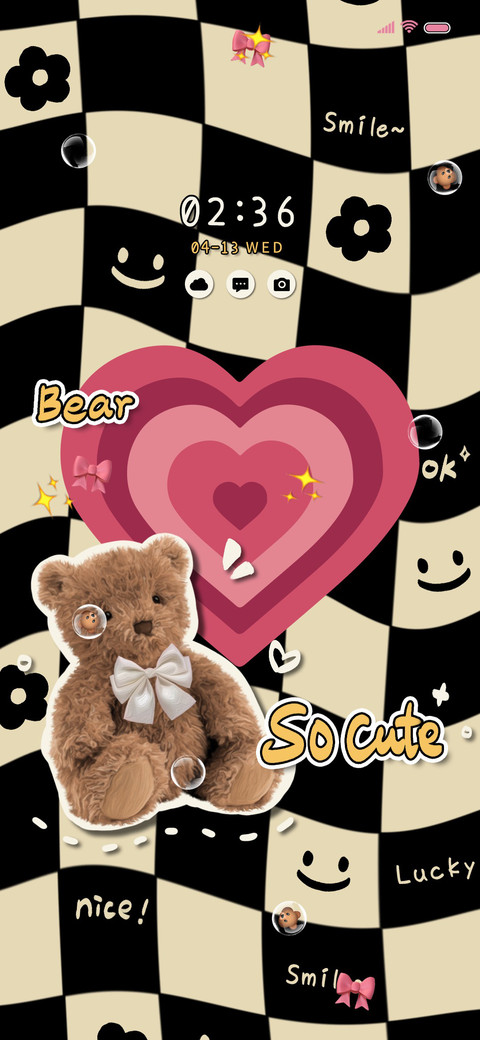 Checkerboard Bear preview