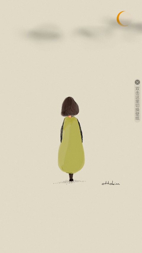 简约插画（背影） preview