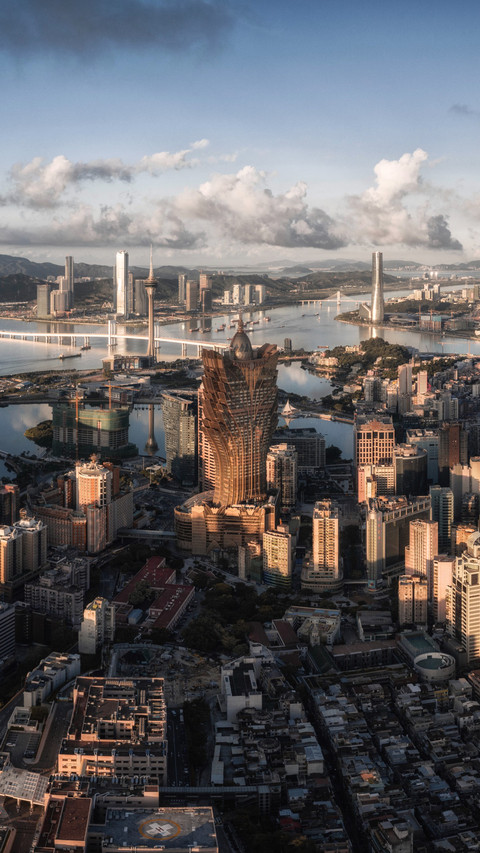 The morning light of macao is just beginning to appear preview