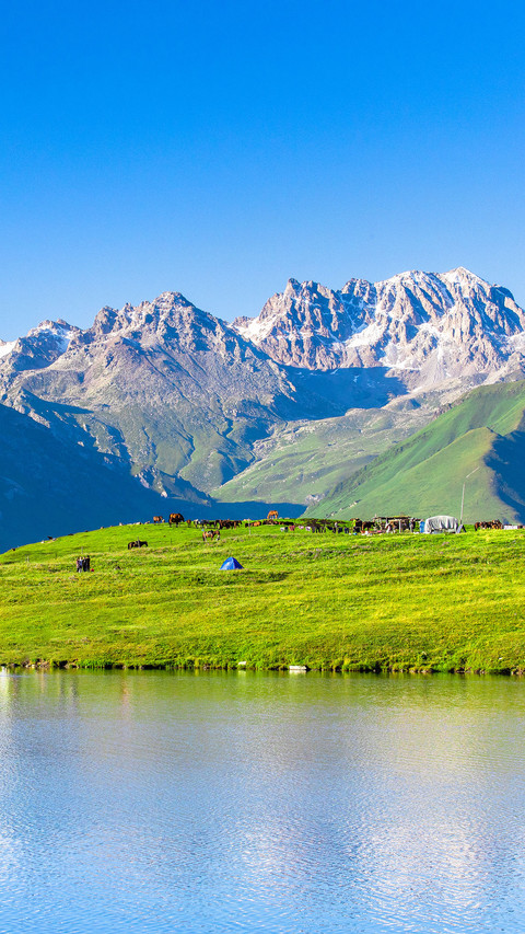 Landscape of Fairy Lake in Tangbula Grassland preview