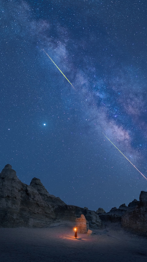 The first meteor shower in the new year 76 preview