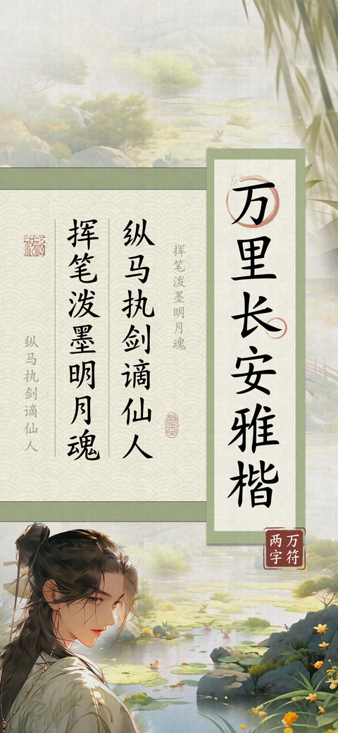 万里长安雅楷 preview