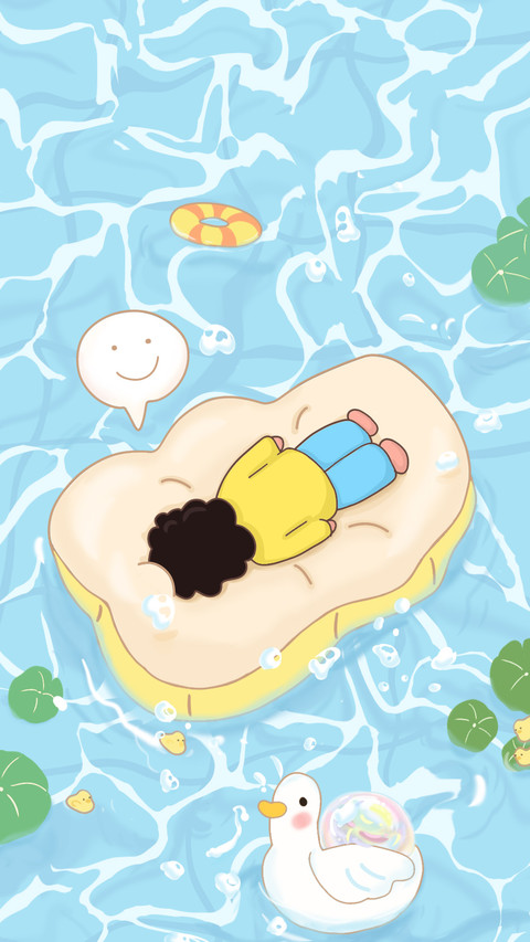 Summer swimming pool preview