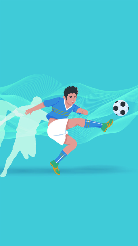 Athletes playing football preview