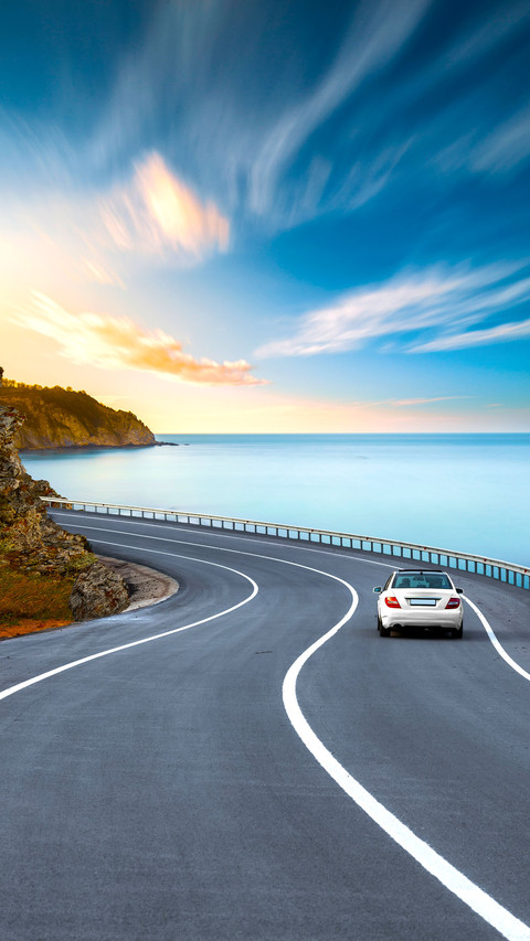 Road landscape in summer preview