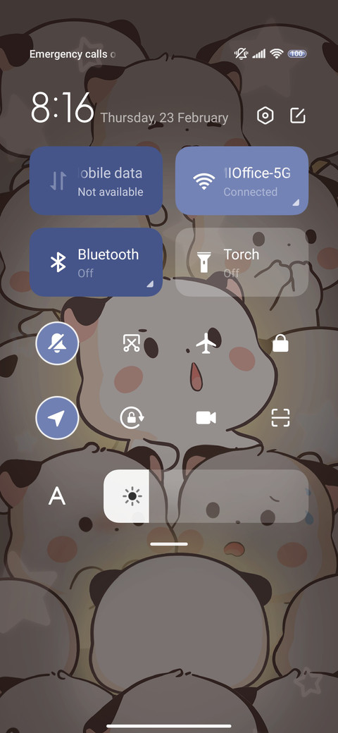 Dont peek me miui theme