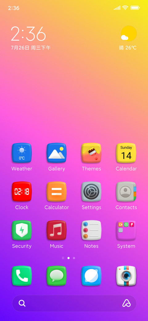 Colored 3D preview