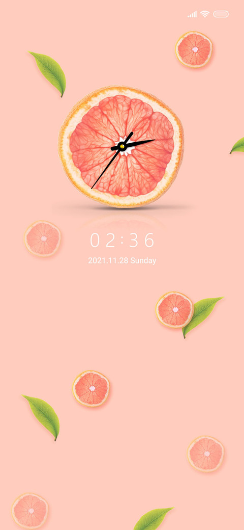 Fruit clock preview