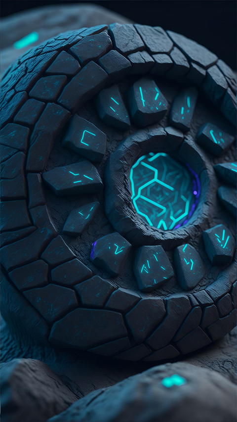 neon in stone preview