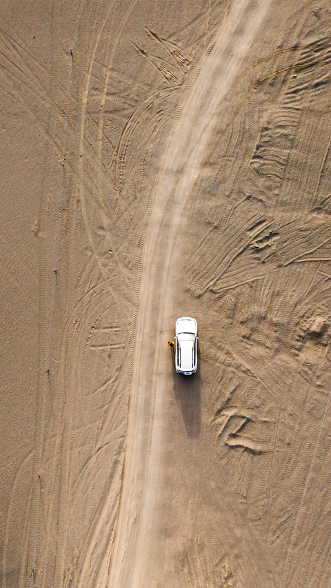 Aerial view of the desert and gobi preview