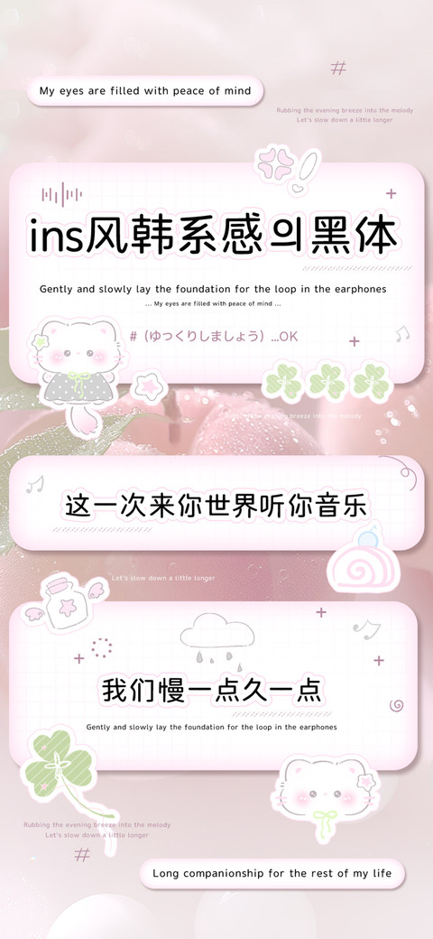 ins风韩系感的黑体 preview