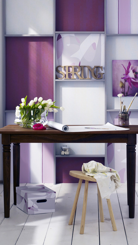 Selected purple minimalist home decor preview