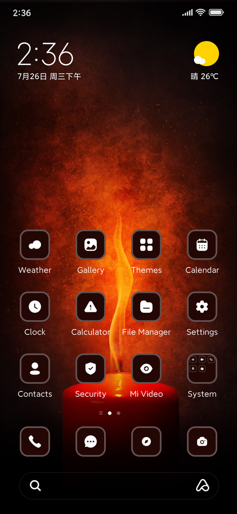 Candle preview