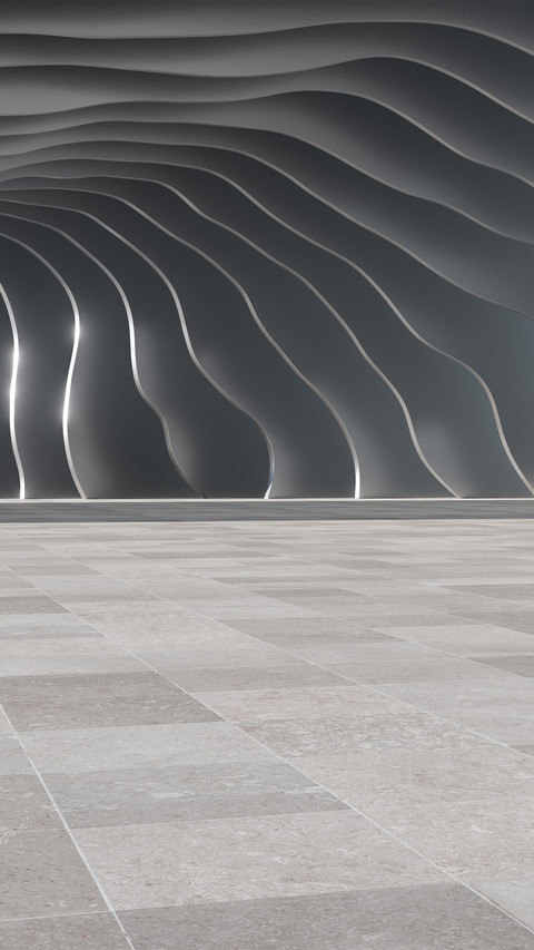 Grey architectural space preview