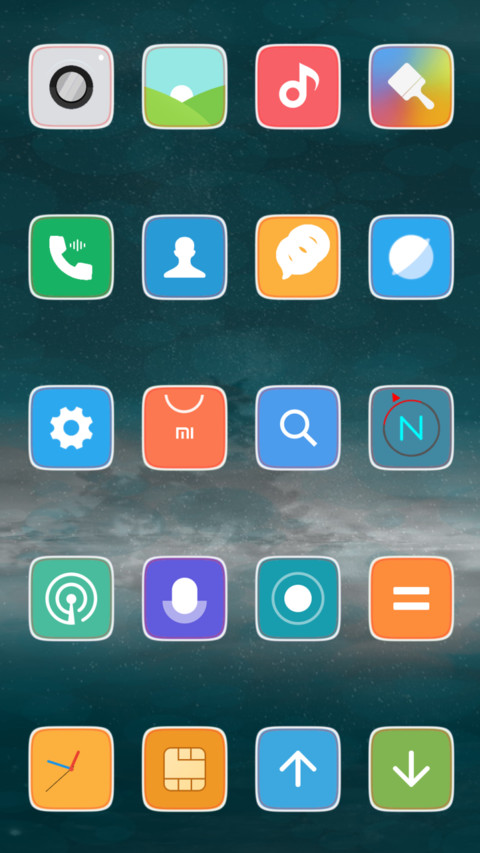 Teal UI met U preview