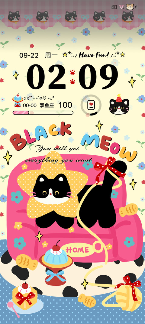 美式复古碎花猫猫 preview