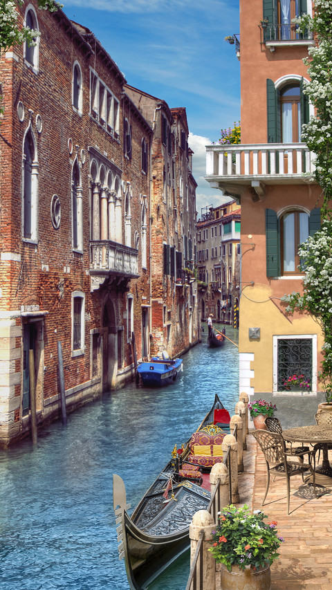 Beautiful landscape oil painting preview