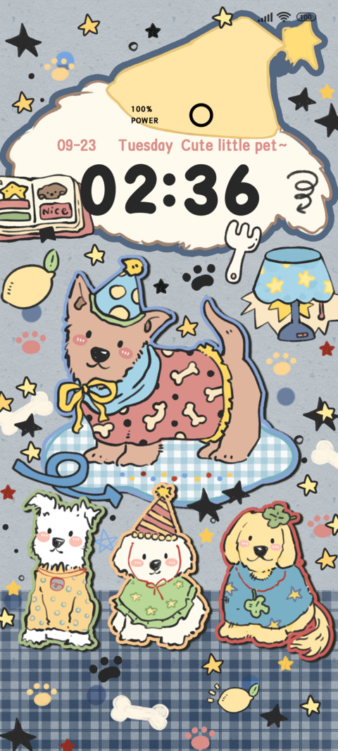 Retro Doodle Paws preview