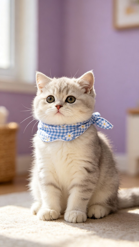 当小猫戴上头巾 preview