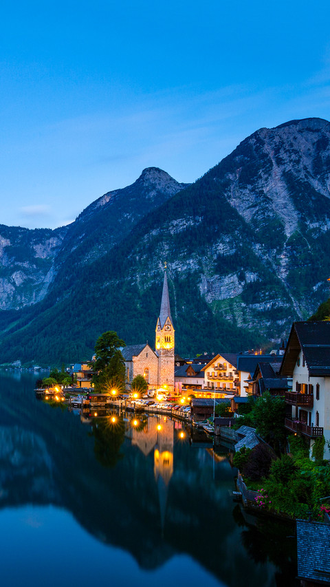Hallstatt, famous village in the Austrian Alps, Salzkammergu preview