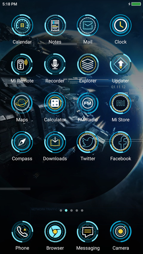 SPACE PROJECT 999 miui theme