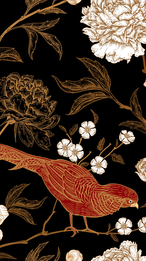棕色花朵-拍信图库 preview