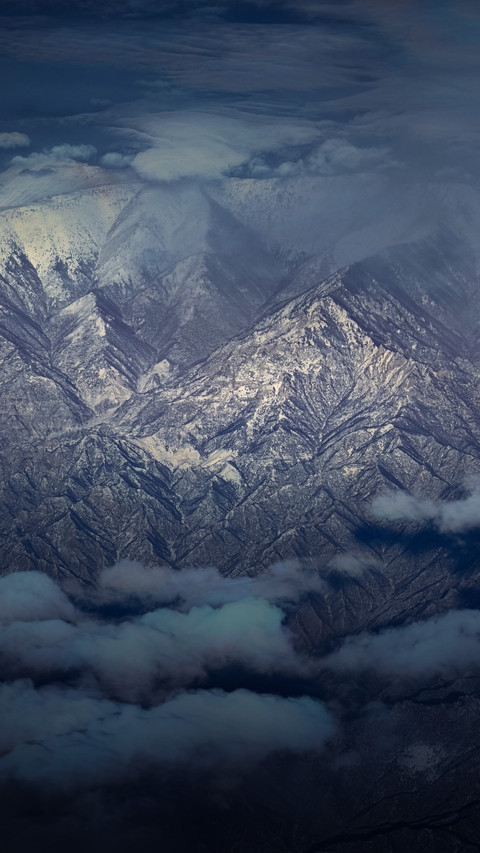 The summit of the snow-capped mountain preview