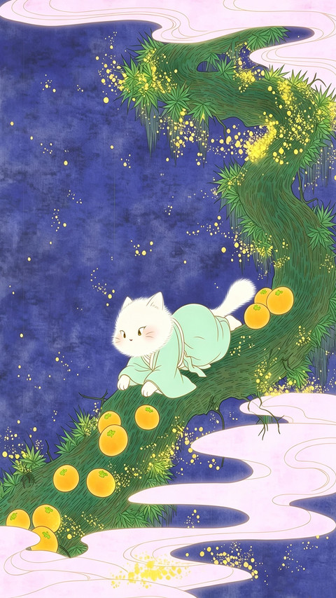 可爱的精灵猫咪-锐景创意 preview