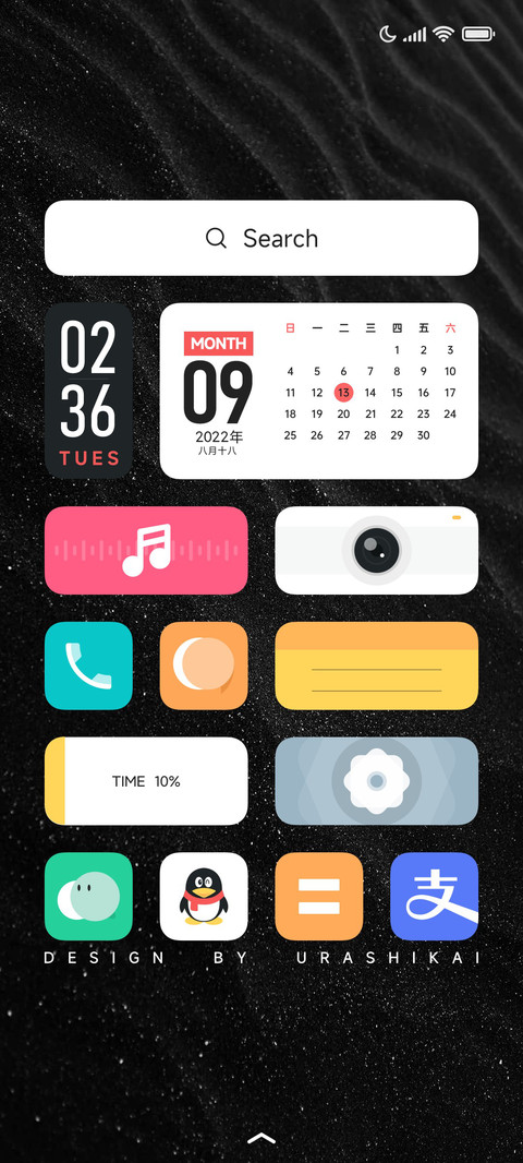 DARK UI preview
