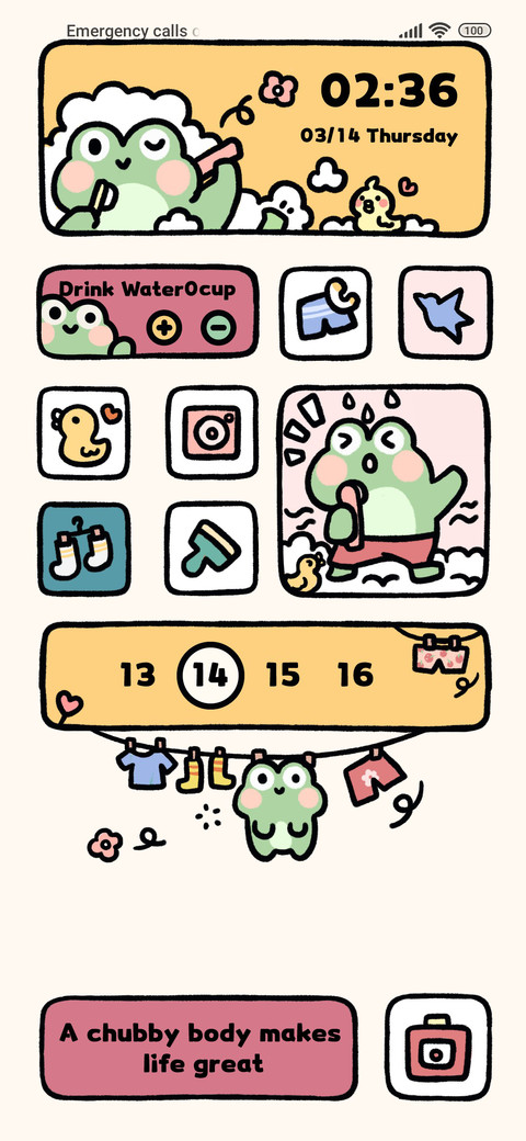 Bathing Frog preview